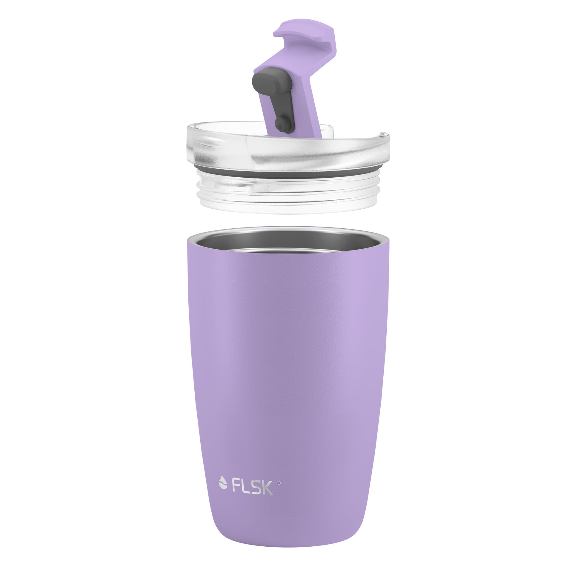 FLSK Kaffeebecher aus Edelstahl lavender 350 ml