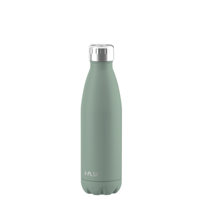 FLSK Trinkflasche 500 ml aus Edelstahl sage