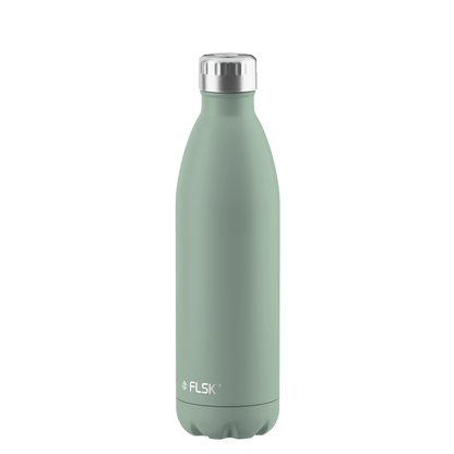 FLSK Trinkflasche 750 ml aus Edelstahl sage