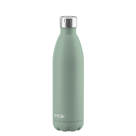 FLSK Trinkflasche 750 ml aus Edelstahl sage