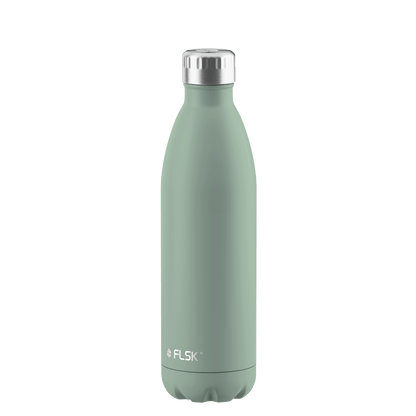 FLSK Trinkflasche 750 ml aus Edelstahl sage