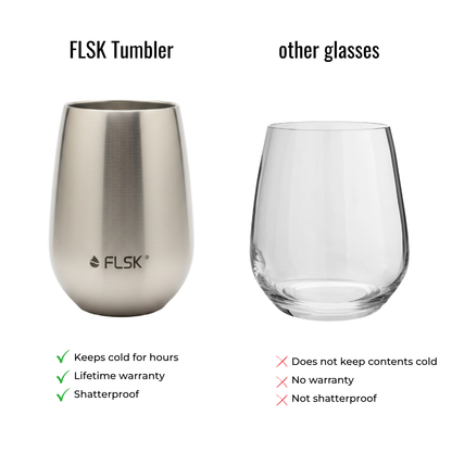 FLSK Tumbler Produktvergleich englisch