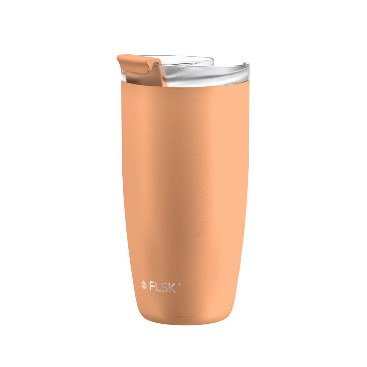 FLSK Kaffeebecher aus Edelstahl peach 500 ml