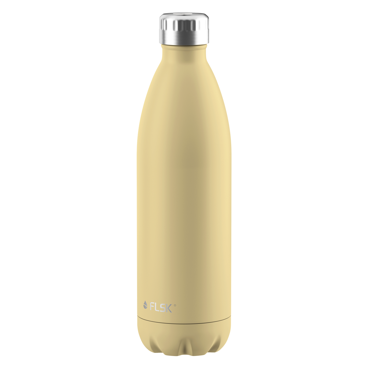 FLSK Trinkflasche aus Edelstahl 1000 ml lemon