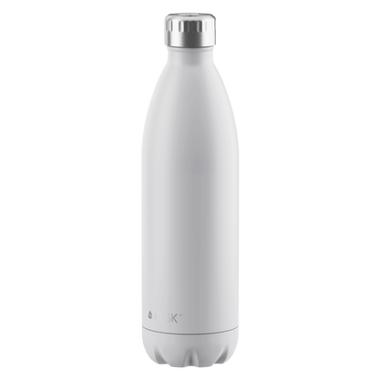 FLSK Trinkflasche 1000 ml white aus Edelstahl