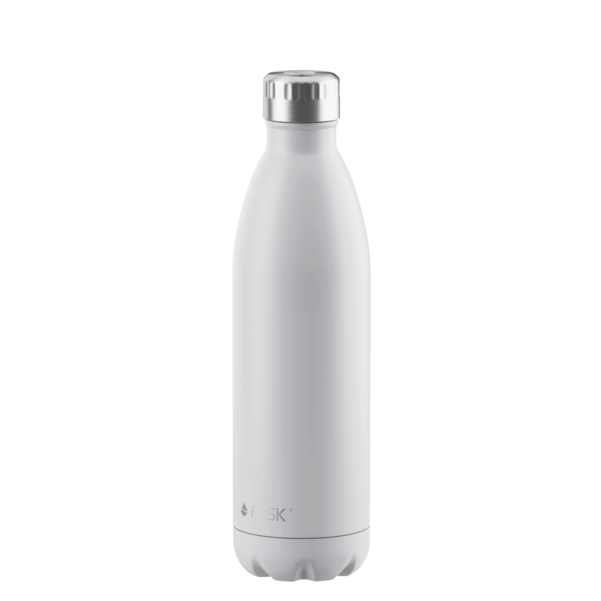 FLSK Trinkflasche 750 ml white aus Edelstahl