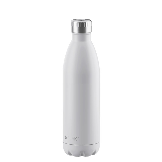 FLSK Trinkflasche 750 ml white aus Edelstahl