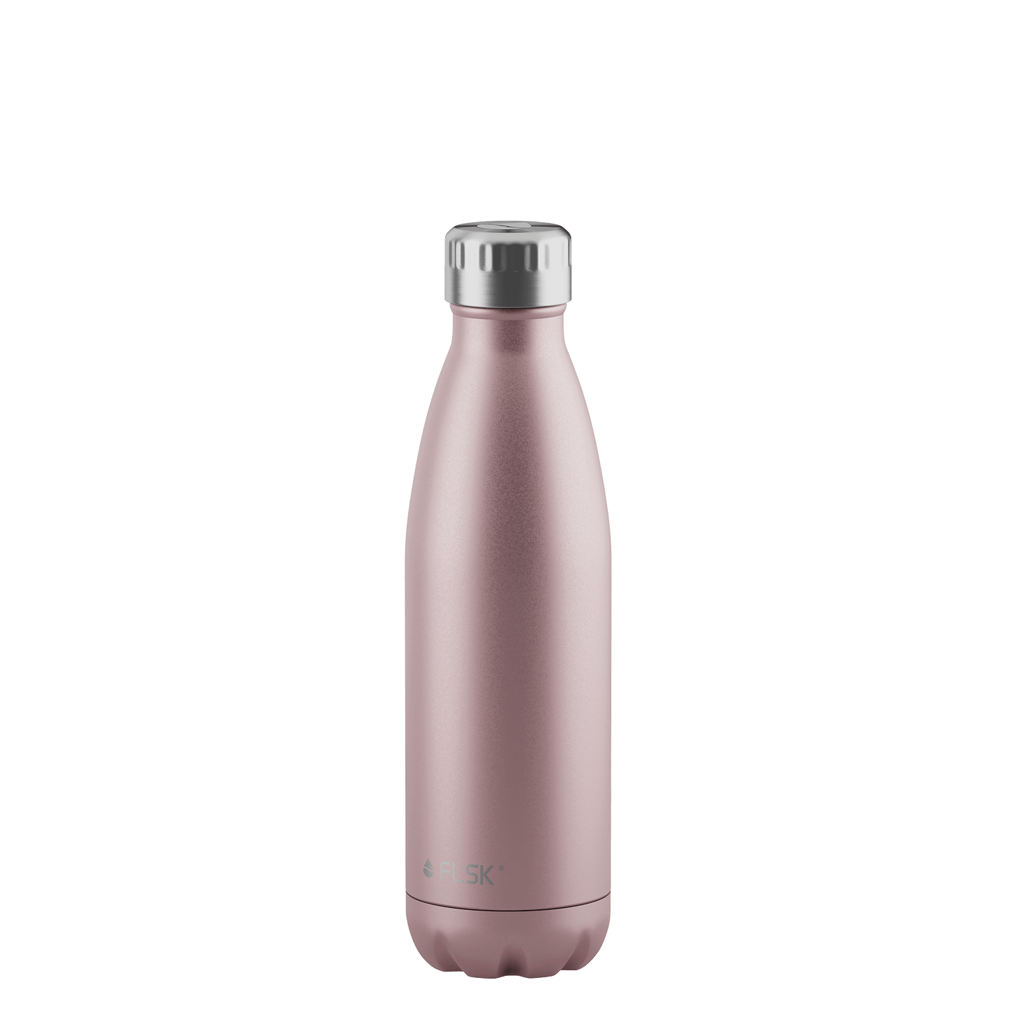 FLSK Trinkflasche 500 ml roségold aus Edelstahl
